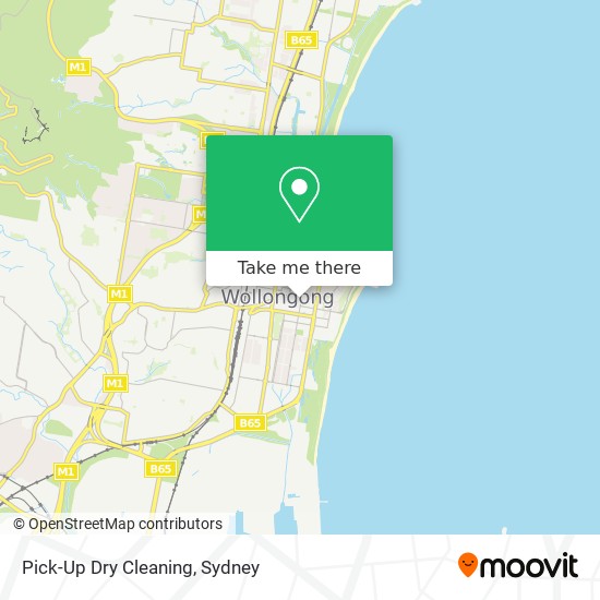 Pick-Up Dry Cleaning map