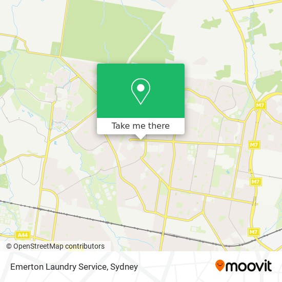 Emerton Laundry Service map