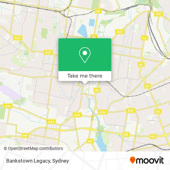 Bankstown Legacy map