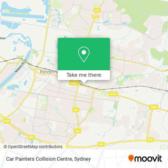 Mapa Car Painters Collision Centre