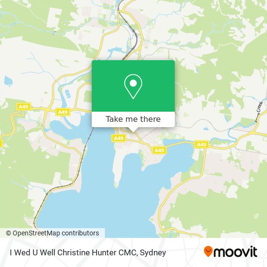 I Wed U Well Christine Hunter CMC map