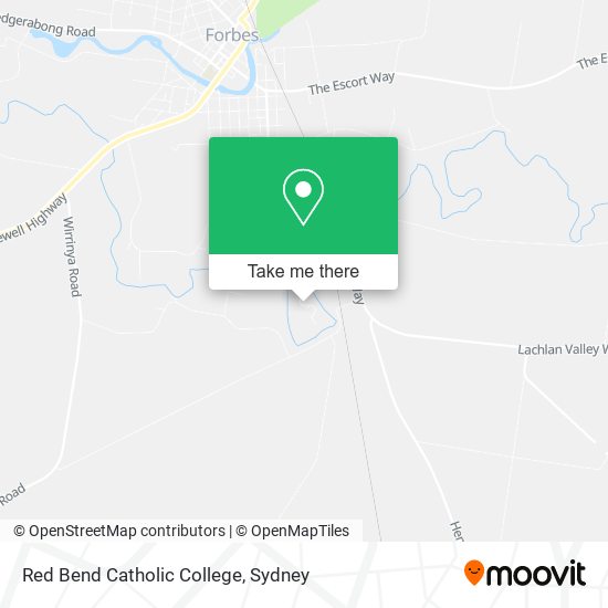 Red Bend Catholic College map