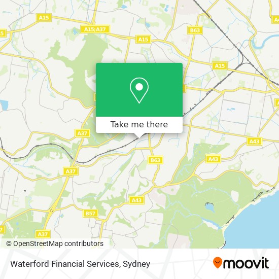 Mapa Waterford Financial Services