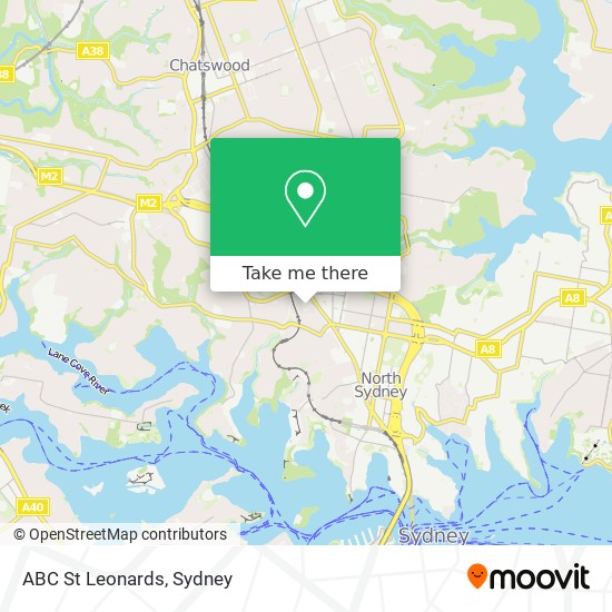 ABC St Leonards map