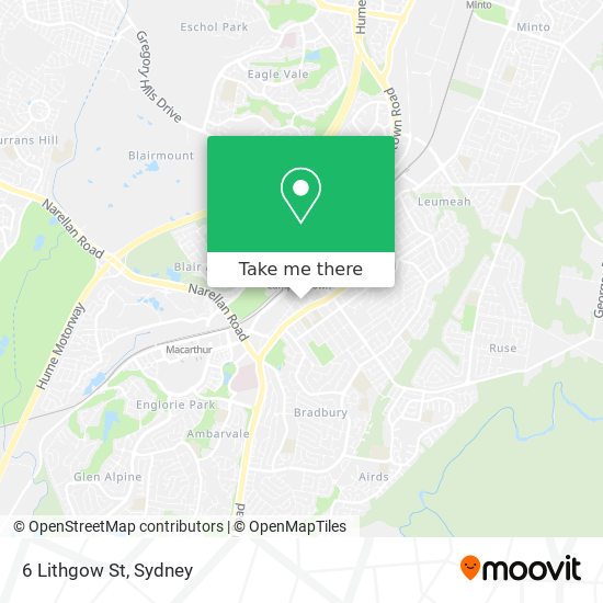 6 Lithgow St map