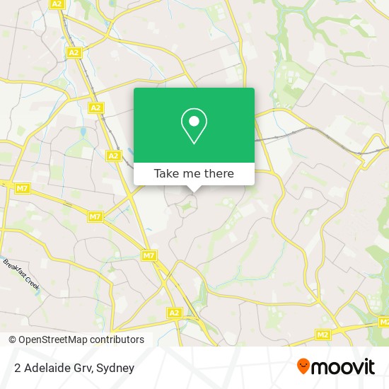 2 Adelaide Grv map