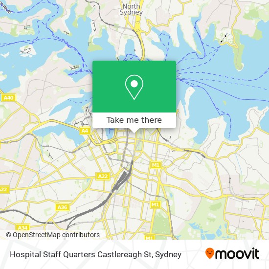 Hospital Staff Quarters Castlereagh St map