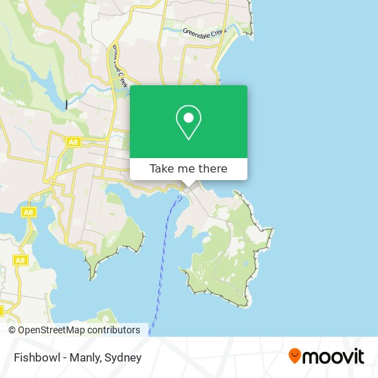Fishbowl - Manly map