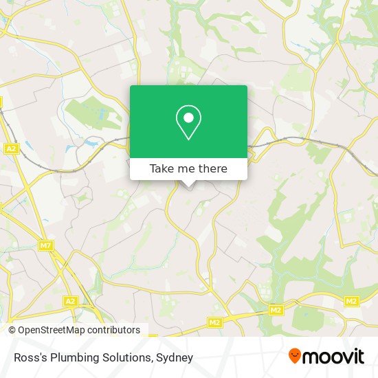 Ross's Plumbing Solutions map