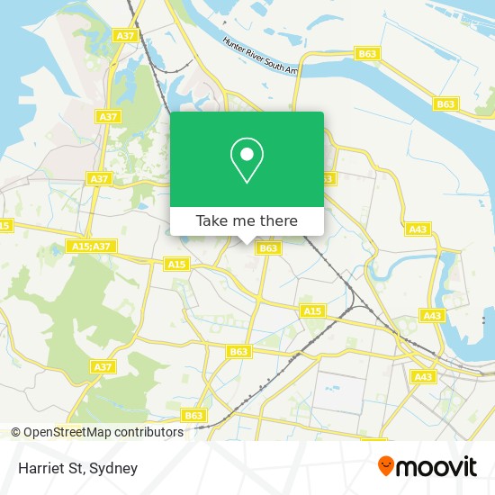 Harriet St map