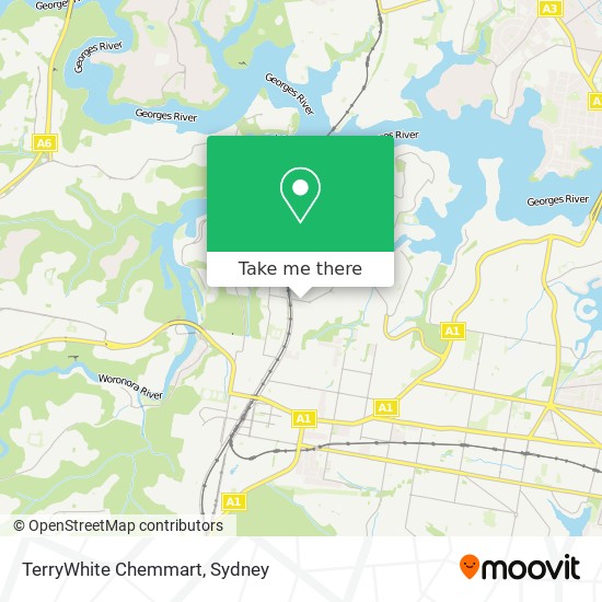 Mapa TerryWhite Chemmart