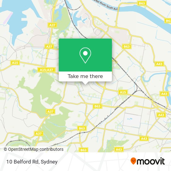 10 Belford Rd map