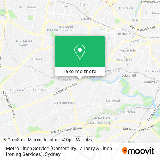 Metro Linen Service (Canterbury Laundry & Linen Ironing Services) map