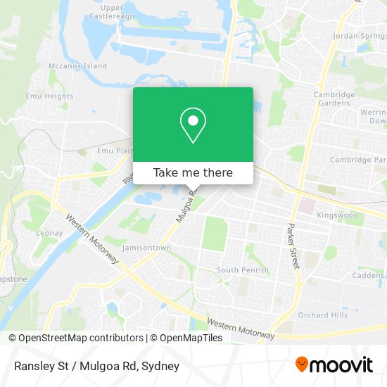 Ransley St / Mulgoa Rd map