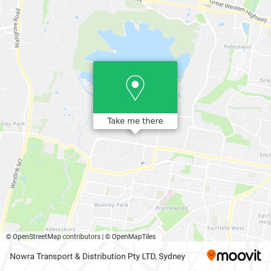 Mapa Nowra Transport & Distribution Pty LTD