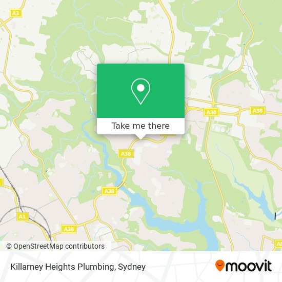 Killarney Heights Plumbing map