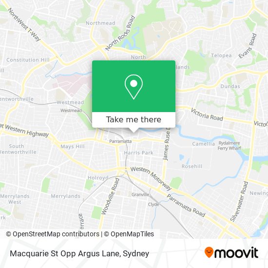 Macquarie St Opp Argus Lane map