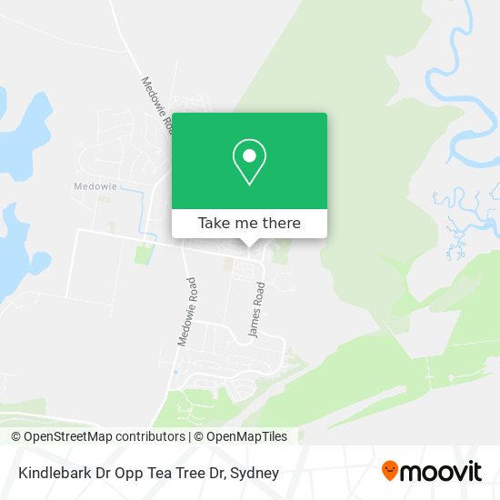 Kindlebark Dr Opp Tea Tree Dr map