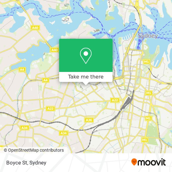 Boyce St map