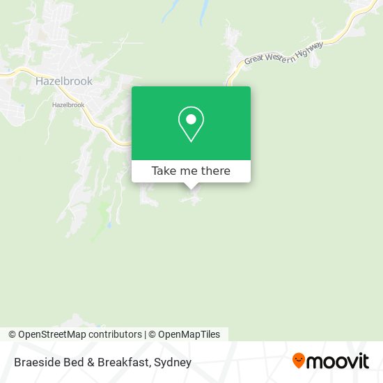 Braeside Bed & Breakfast map