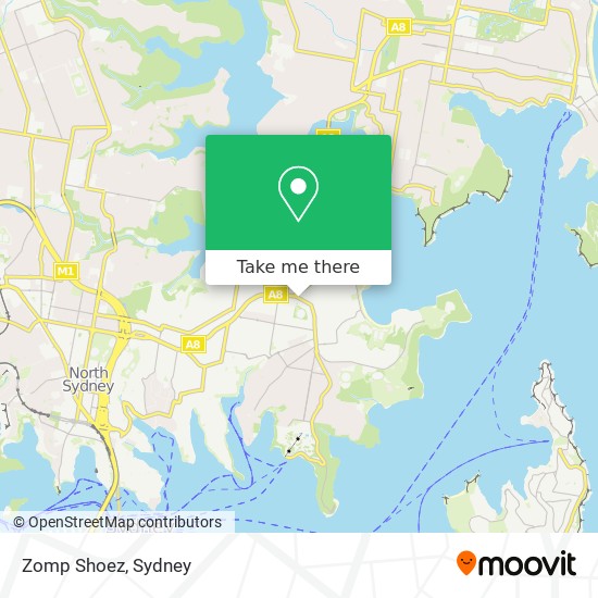 Zomp Shoez map