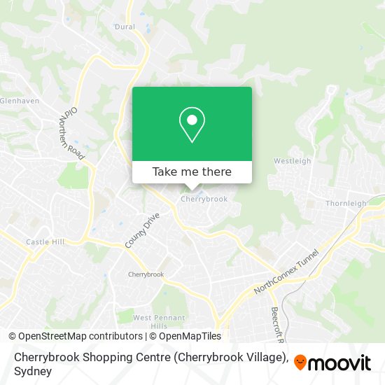 Cherrybrook Shopping Centre (Cherrybrook Village) map