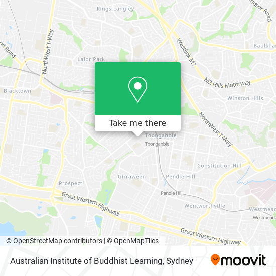 Australian Institute of Buddhist Learning map