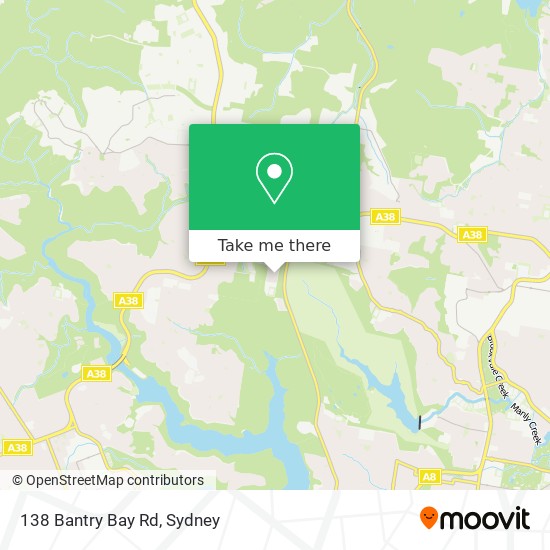Mapa 138 Bantry Bay Rd