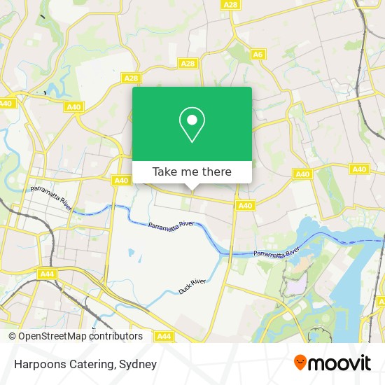 Harpoons Catering map