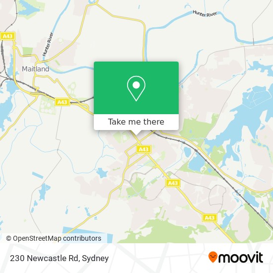 230 Newcastle Rd map