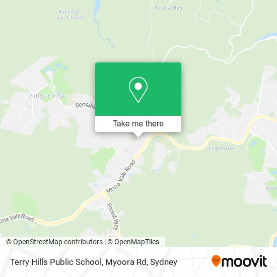 Terry Hills Public School, Myoora Rd map