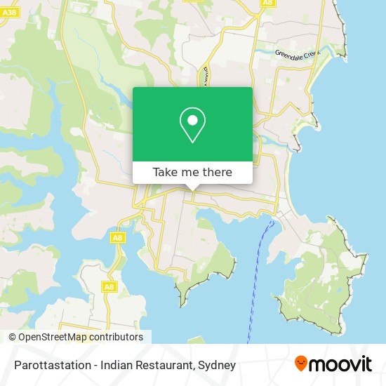 Parottastation - Indian Restaurant map