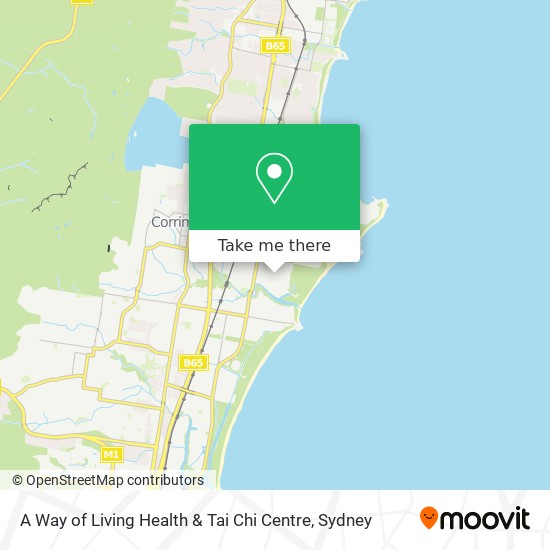 A Way of Living Health & Tai Chi Centre map