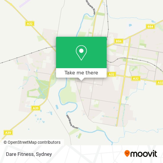 Dare Fitness map