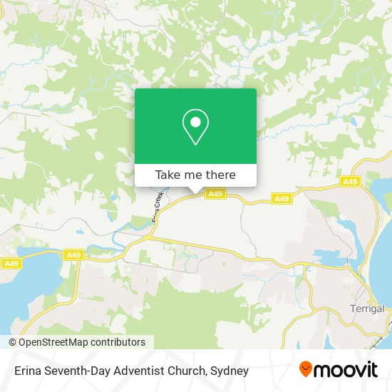 Erina Seventh-Day Adventist Church map