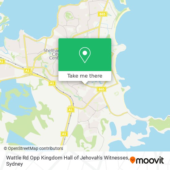 Wattle Rd Opp Kingdom Hall of Jehovah's Witnesses map