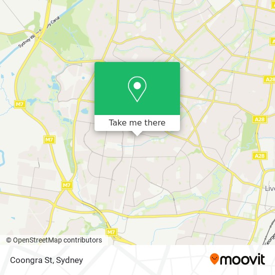 Coongra St map