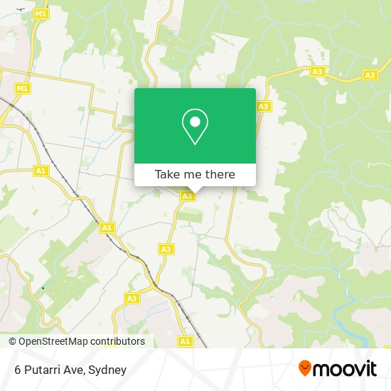 6 Putarri Ave map