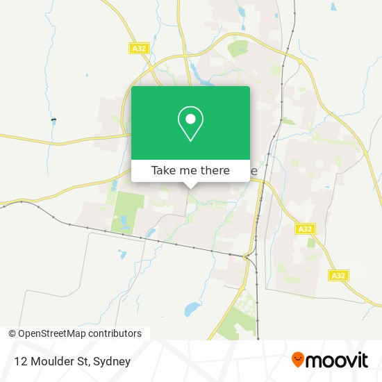 12 Moulder St map