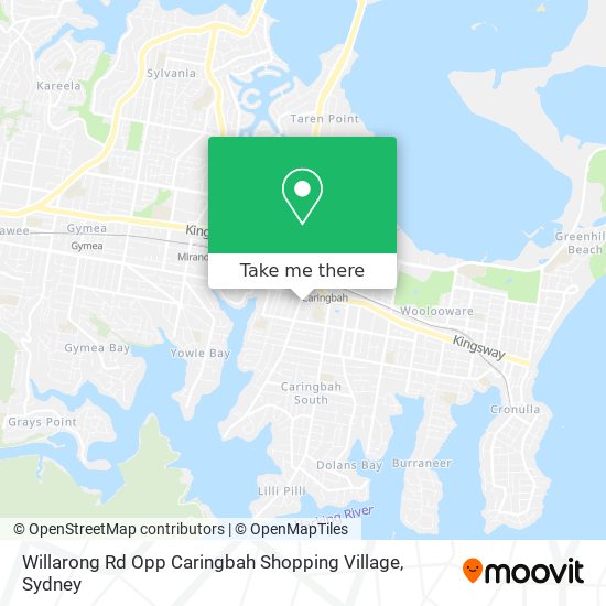 Willarong Rd Opp Caringbah Shopping Village map