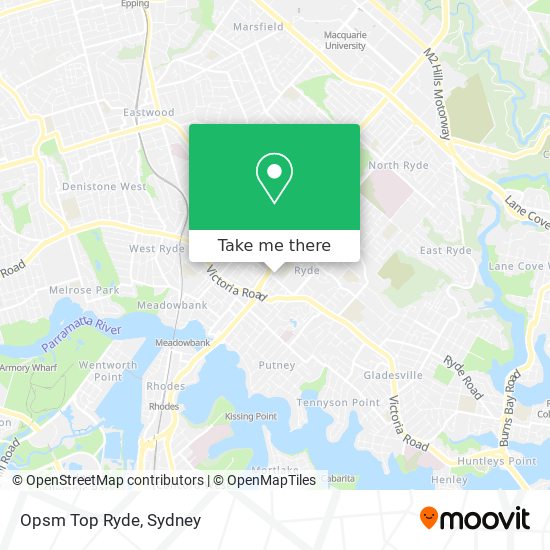 Opsm Top Ryde map