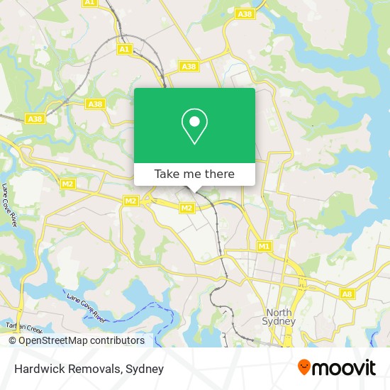 Hardwick Removals map