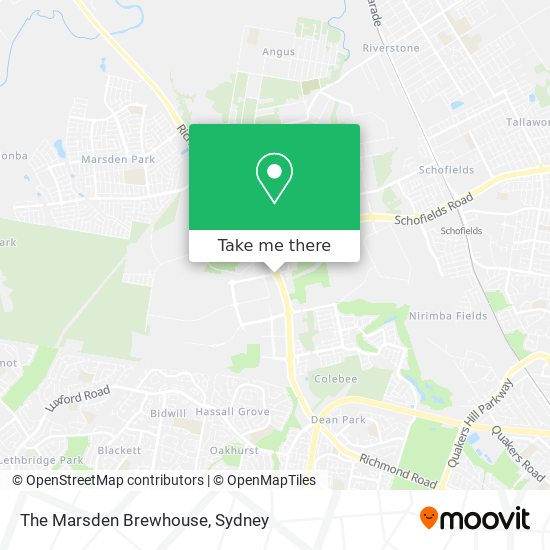 Mapa The Marsden Brewhouse