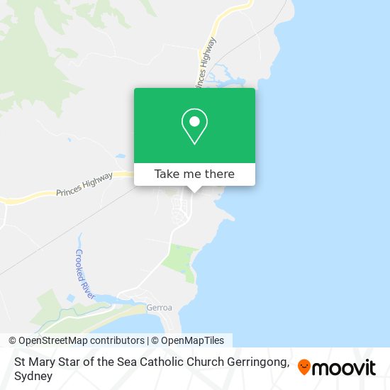 Mapa St Mary Star of the Sea Catholic Church Gerringong