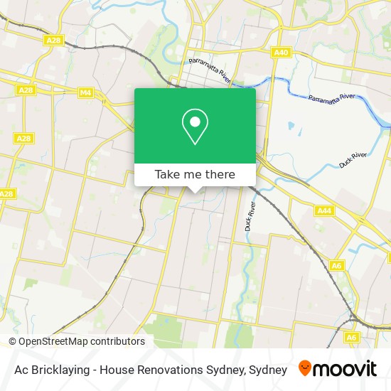 Ac Bricklaying - House Renovations Sydney map