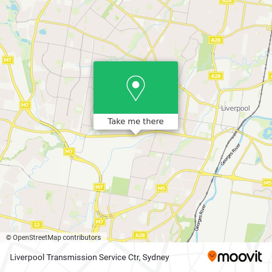 Liverpool Transmission Service Ctr map