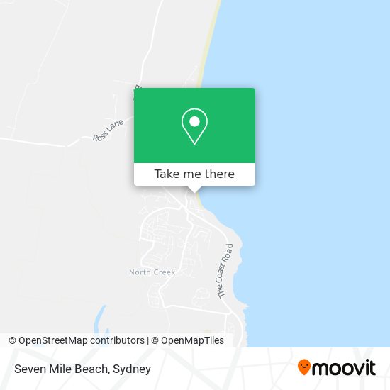 Mapa Seven Mile Beach