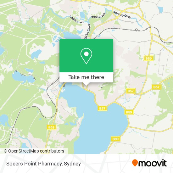 Speers Point Pharmacy map