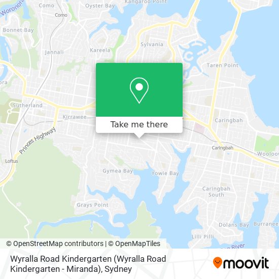 Wyralla Road Kindergarten map