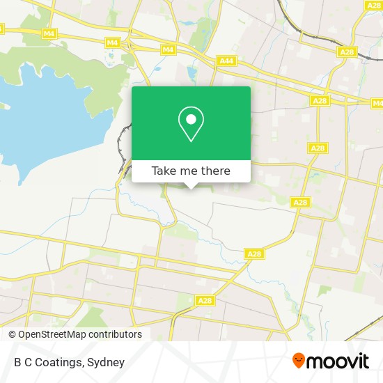 B C Coatings map